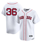 Silnrao B.Red Sox #36 Triston Casas Player White Limited Home Game Stitched Jerseys1