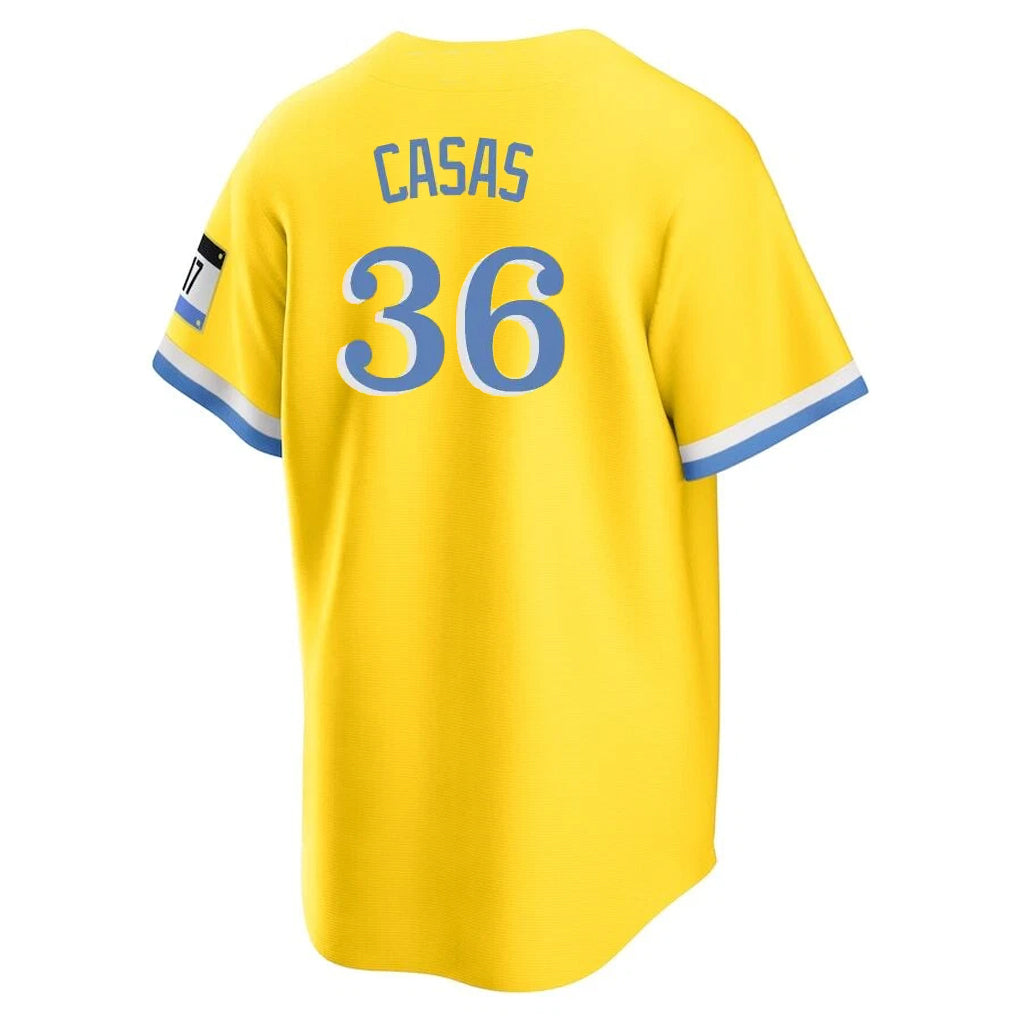 Silnrao B.Red Sox #36 Triston Casas Player Yellow Home Game Stitched Jerseys