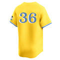 Silnrao B.Red Sox #36 Triston Casas Player Yellow Limited Home Game Stitched Jerseys