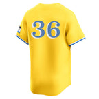 Silnrao B.Red Sox #36 Triston Casas Player Yellow Limited Home Game Stitched Jerseys