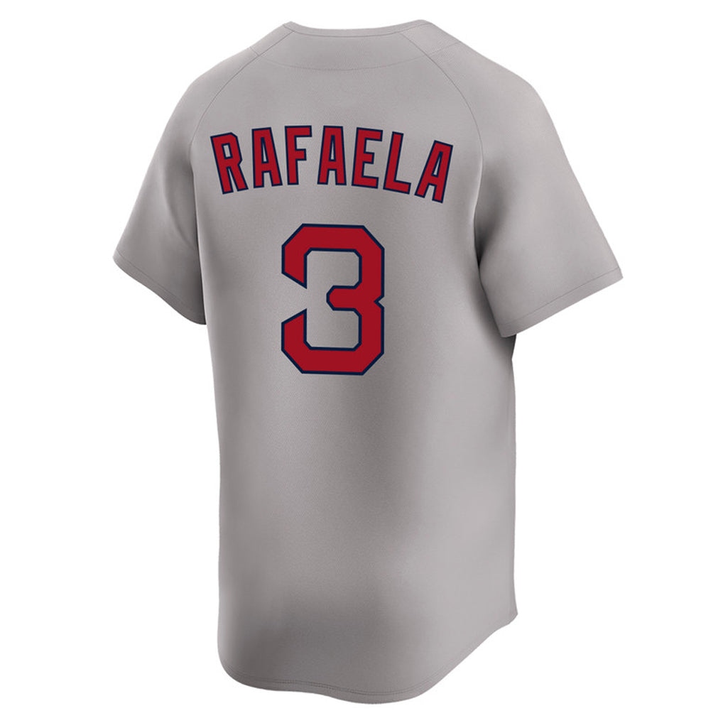 Silnrao B.Red Sox #3 Ceddanne Rafaela Player Gray Road Limited Home Game Stitched Jerseys