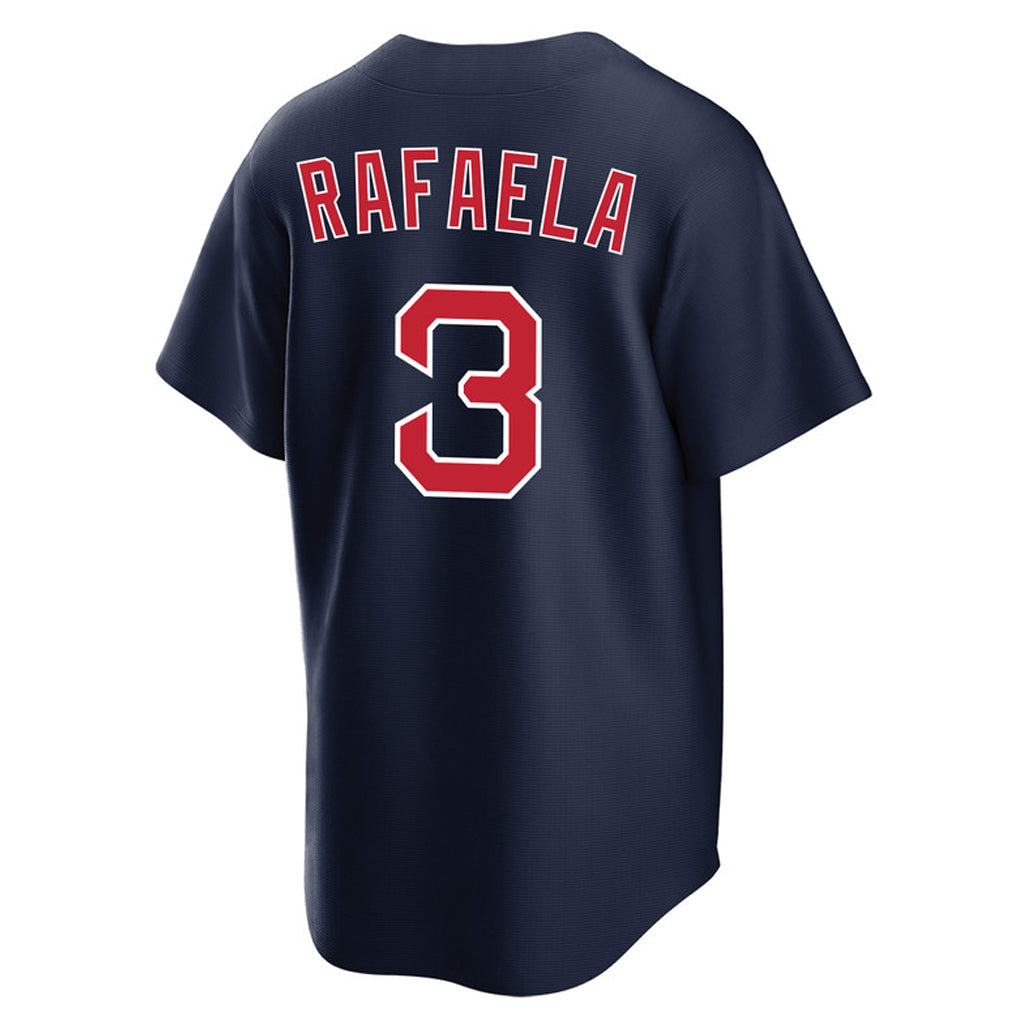Silnrao B.Red Sox #3 Ceddanne Rafaela Player Navy Home Game Stitched Jerseys