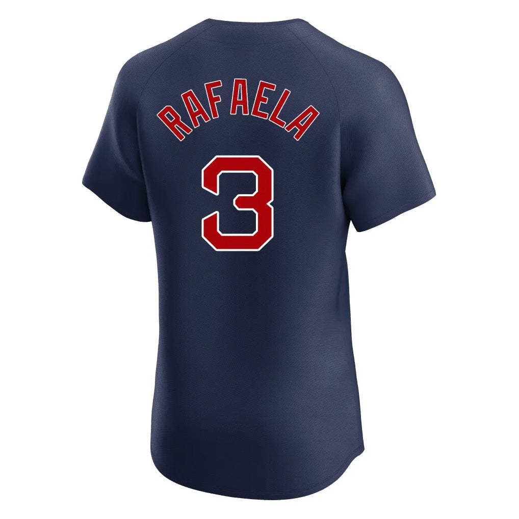Silnrao B.Red Sox #3 Ceddanne Rafaela Player Navy Limited Elite Home Game Stitched Jerseys