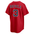 Silnrao B.Red Sox #3 Ceddanne Rafaela Player Red Home Game Stitched Jerseys