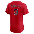 Silnrao B.Red Sox #3 Ceddanne Rafaela Player Red Limited Elite Home Game Stitched Jerseys