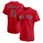 Silnrao B.Red Sox #3 Ceddanne Rafaela Player Red Limited Elite Home Game Stitched Jerseys1