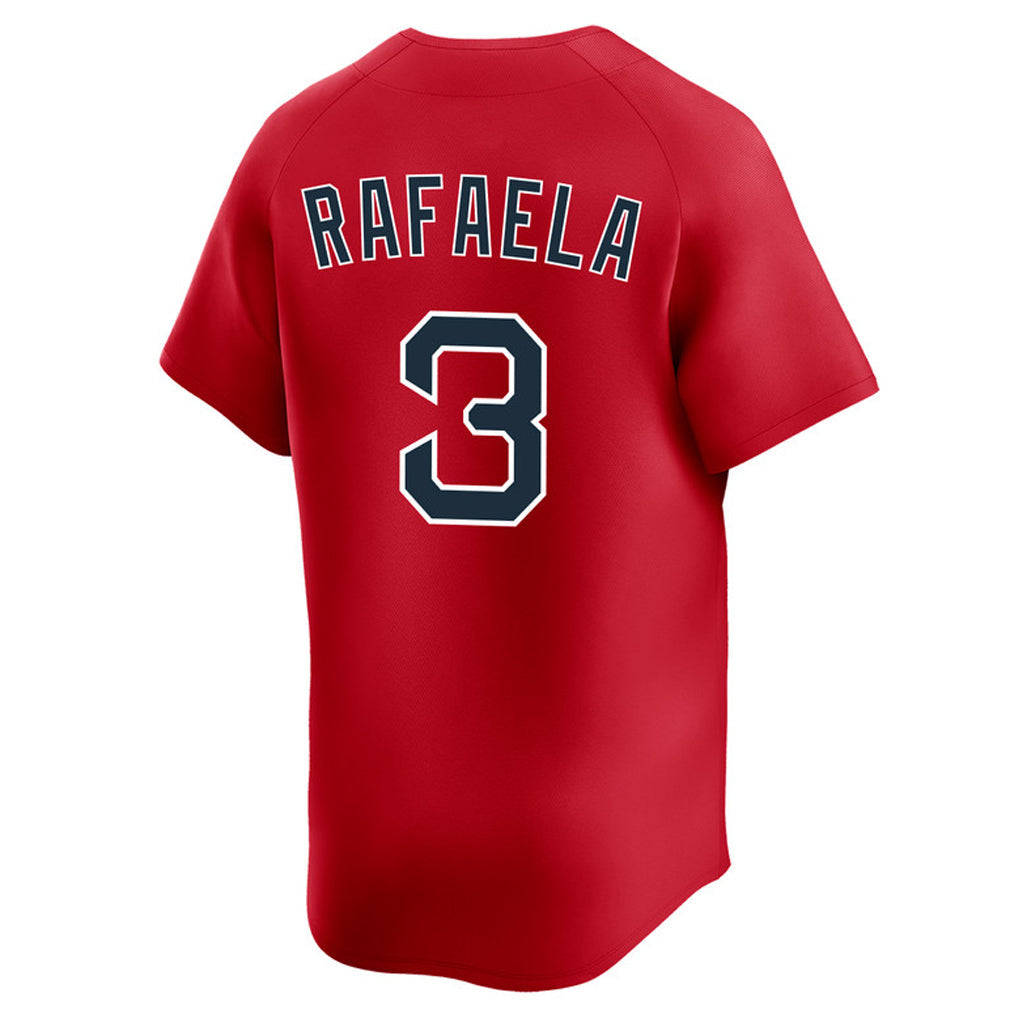 Silnrao B.Red Sox #3 Ceddanne Rafaela Player Red Limited Home Game Stitched Jerseys