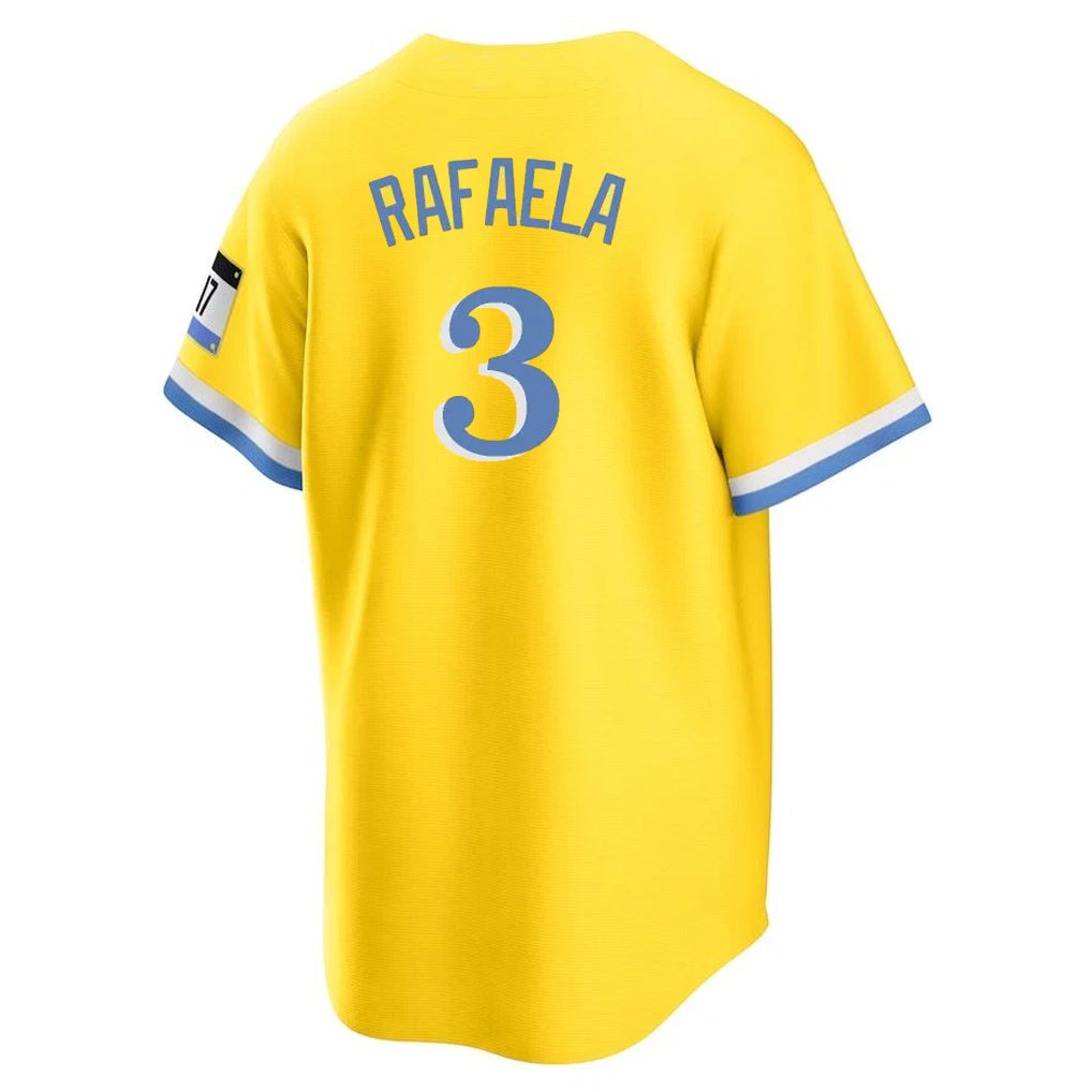 Silnrao B.Red Sox #3 Ceddanne Rafaela Player Yellow Home Game Stitched Jerseys