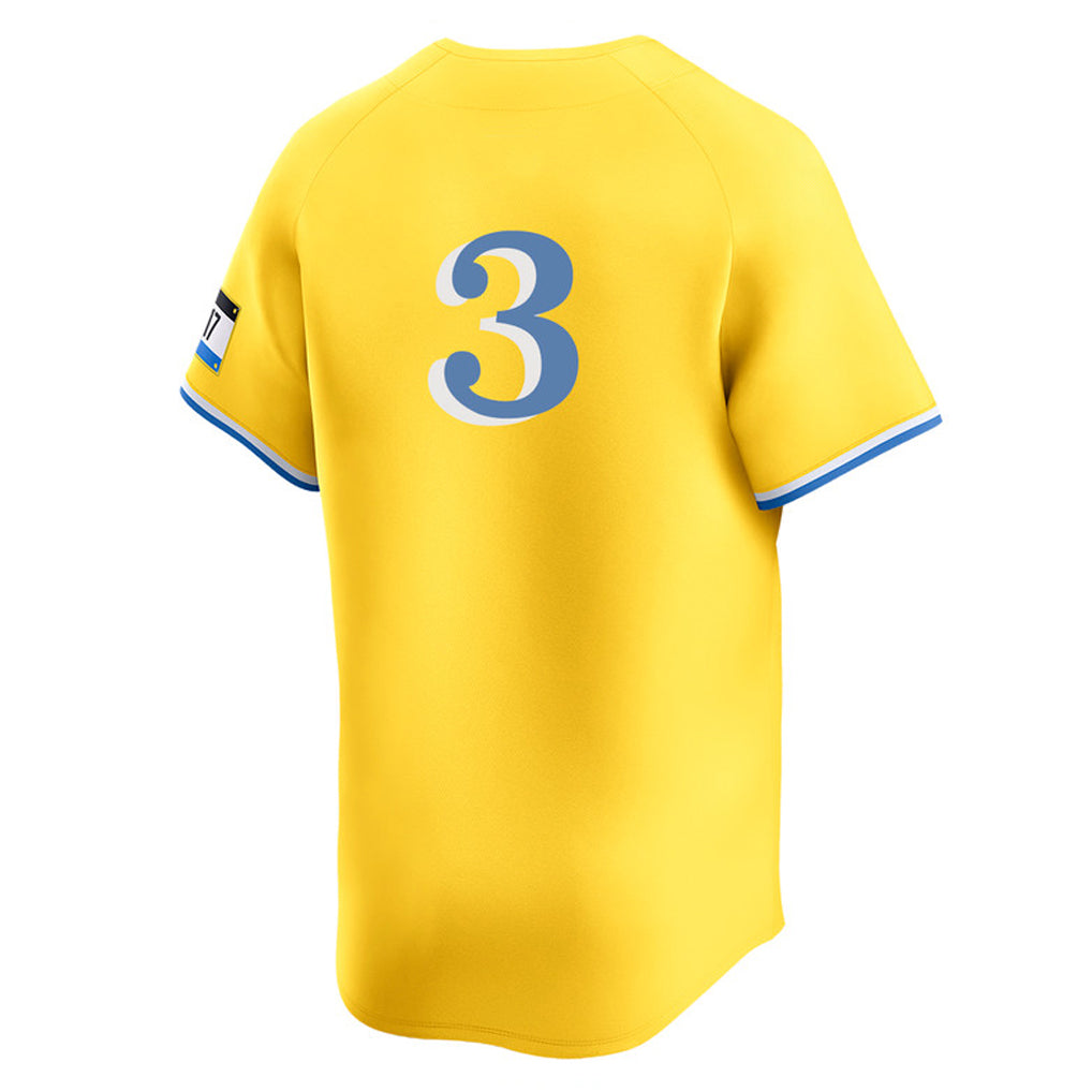 Silnrao B.Red Sox #3 Ceddanne Rafaela Player Yellow Limited Home Game Stitched Jerseys
