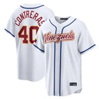 Silnrao B.Red Sox #40 Willson Contreras Player White 2026 World Classic Limited Home Game Stitched Jerseys