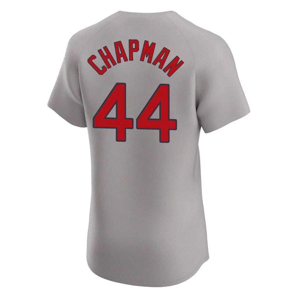 Silnrao B.Red Sox #44 Aroldis Chapman Player Gray Road Limited Elite Home Game Stitched Jerseys