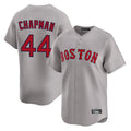 Silnrao B.Red Sox #44 Aroldis Chapman Player Gray Road Limited Home Game Stitched Jerseys1