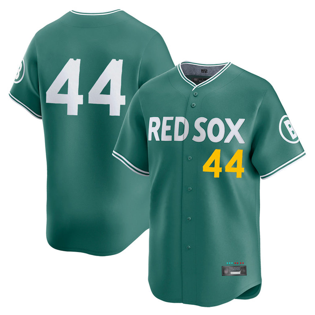 Silnrao B.Red Sox #44 Aroldis Chapman Player Green City Connect Limited Home Game Stitched Jerseys1