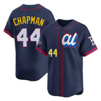 Silnrao B.Red Sox #44 Aroldis Chapman Player Navy American League All-Star Edition Game Stitched Jerseys