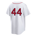 Silnrao B.Red Sox #44 Aroldis Chapman Player White Home Game Stitched Jerseys