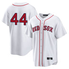 Silnrao B.Red Sox #44 Aroldis Chapman Player White Home Game Stitched Jerseys1