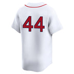 Silnrao B.Red Sox #44 Aroldis Chapman Player White Limited Home Game Stitched Jerseys