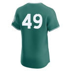 Silnrao B.Red Sox #49 Tim Wakefield Player Green City Connect Limited Elite Home Game Stitched Jerseys