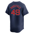 Silnrao B.Red Sox #49 Tim Wakefield Player Navy Limited Home Game Stitched Jerseys