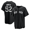 Silnrao B.Red Sox #52 Wilyer Abreu Player Black Home Game Stitched Jerseys