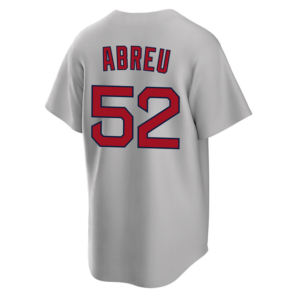 Silnrao B.Red Sox #52 Wilyer Abreu Player Gray Road Home Game Stitched Jerseys