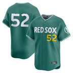 Silnrao B.Red Sox #52 Wilyer Abreu Player Green City Connect Limited Home Game Stitched Jerseys1