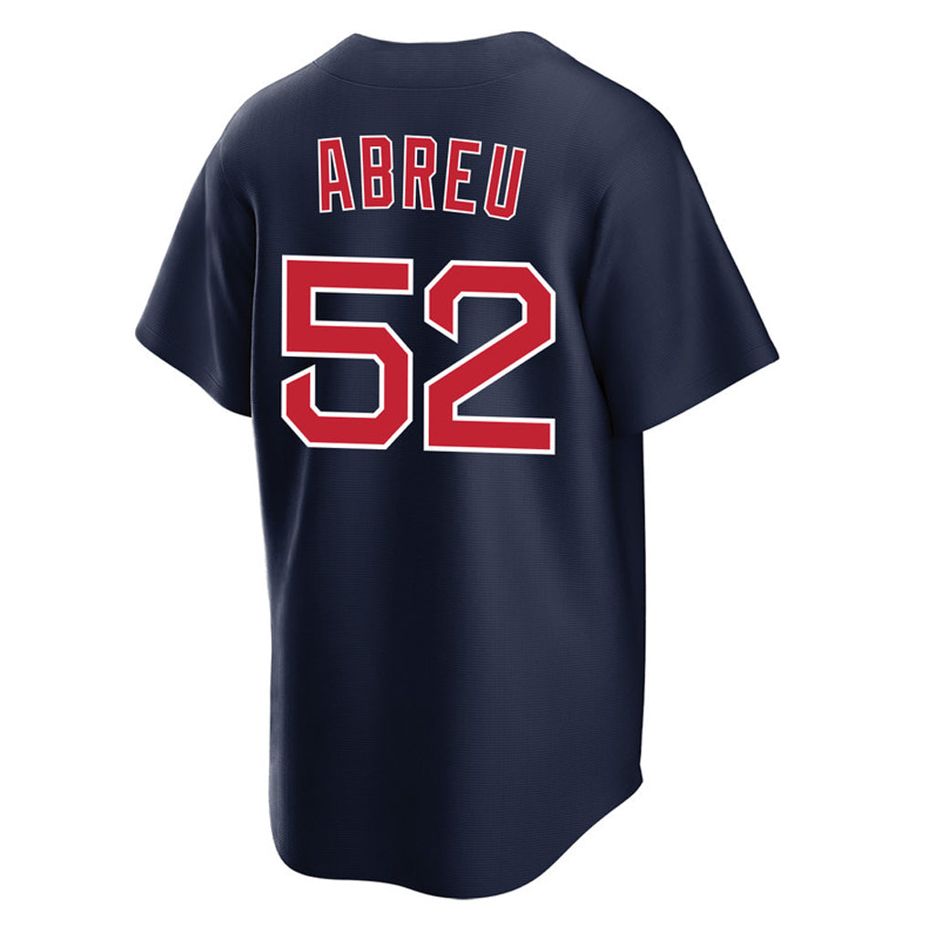 Silnrao B.Red Sox #52 Wilyer Abreu Player Navy Home Game Stitched Jerseys