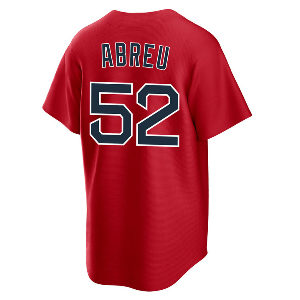 Silnrao B.Red Sox #52 Wilyer Abreu Player Red Home Game Stitched Jerseys
