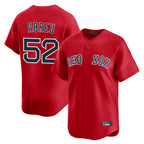 Silnrao B.Red Sox #52 Wilyer Abreu Player Red Limited Home Game Stitched Jerseys1