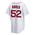 Silnrao B.Red Sox #52 Wilyer Abreu Player White Home Game Stitched Jerseys