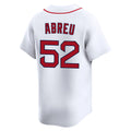 Silnrao B.Red Sox #52 Wilyer Abreu Player White Limited Home Game Stitched Jerseys