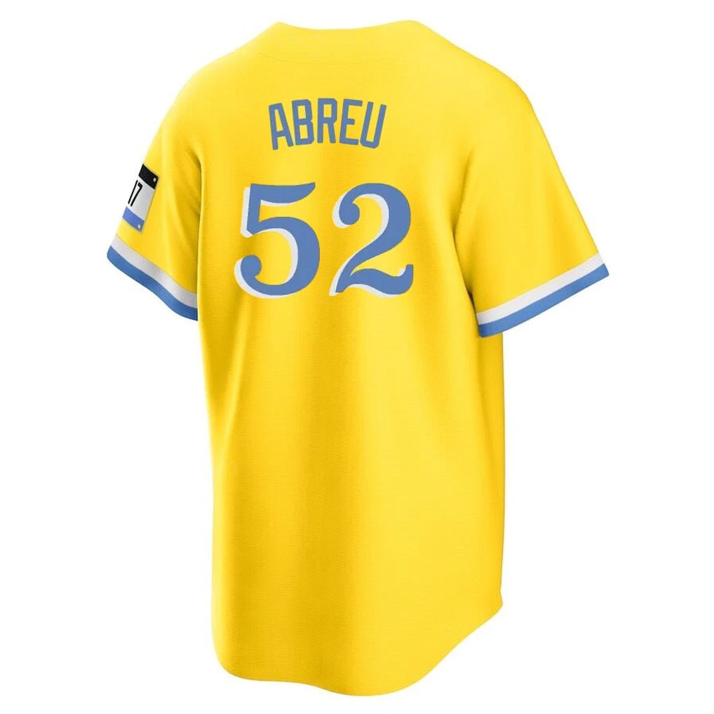 Silnrao B.Red Sox #52 Wilyer Abreu Player Yellow Home Game Stitched Jerseys