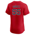 Silnrao B.Red Sox #55 Ranger Su¨¢rez Player Red Limited Elite Home Game Stitched Jerseys
