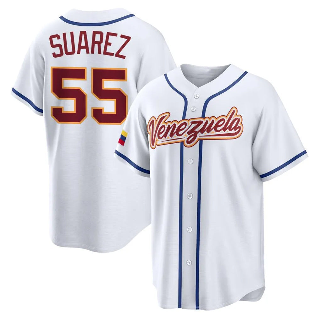 Silnrao B.Red Sox #55 Ranger Suarez Player White 2026 World Classic Limited Home Game Stitched Jerseys