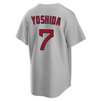 Silnrao B.Red Sox #7 Masataka Yoshida Player Gray Road Home Game Stitched Jerseys