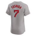 Silnrao B.Red Sox #7 Masataka Yoshida Player Gray Road Limited Elite Home Game Stitched Jerseys
