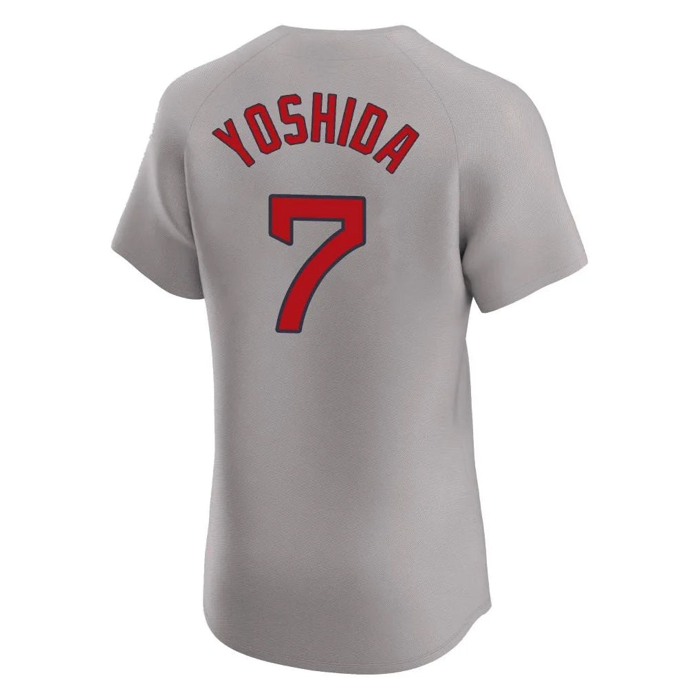 Silnrao B.Red Sox #7 Masataka Yoshida Player Gray Road Limited Elite Home Game Stitched Jerseys
