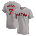 Silnrao B.Red Sox #7 Masataka Yoshida Player Gray Road Limited Elite Home Game Stitched Jerseys1