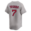 Silnrao B.Red Sox #7 Masataka Yoshida Player Gray Road Limited Home Game Stitched Jerseys