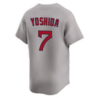 Silnrao B.Red Sox #7 Masataka Yoshida Player Gray Road Limited Home Game Stitched Jerseys