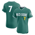 Silnrao B.Red Sox #7 Masataka Yoshida Player Green City Connect Limited Elite Home Game Stitched Jerseys1