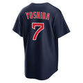 Silnrao B.Red Sox #7 Masataka Yoshida Player Navy Home Game Stitched Jerseys