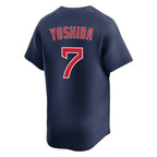 Silnrao B.Red Sox #7 Masataka Yoshida Player Navy Limited Home Game Stitched Jerseys