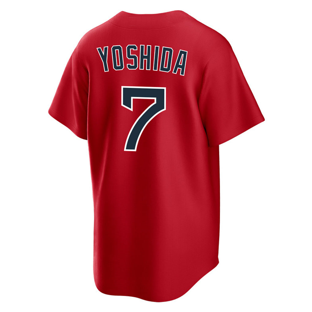Silnrao B.Red Sox #7 Masataka Yoshida Player Red Home Game Stitched Jerseys