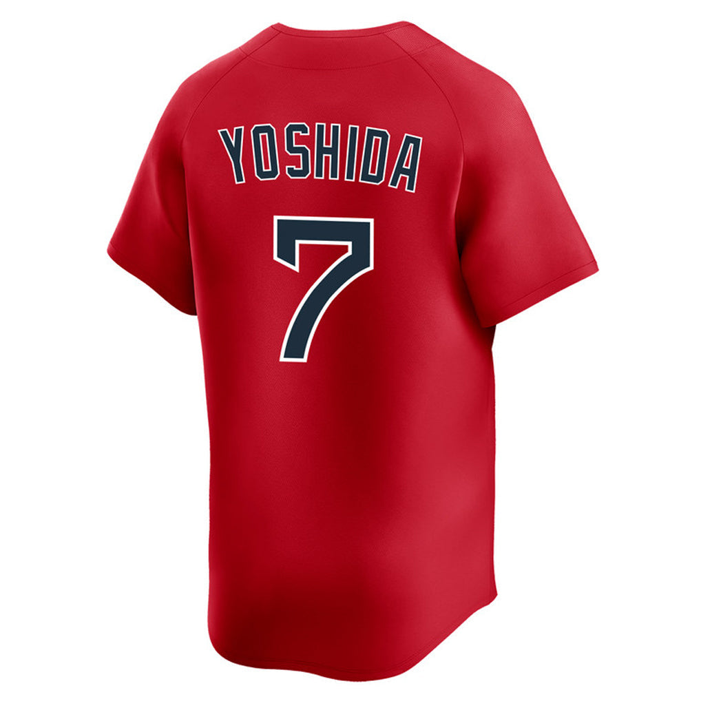 Silnrao B.Red Sox #7 Masataka Yoshida Player Red Limited Home Game Stitched Jerseys