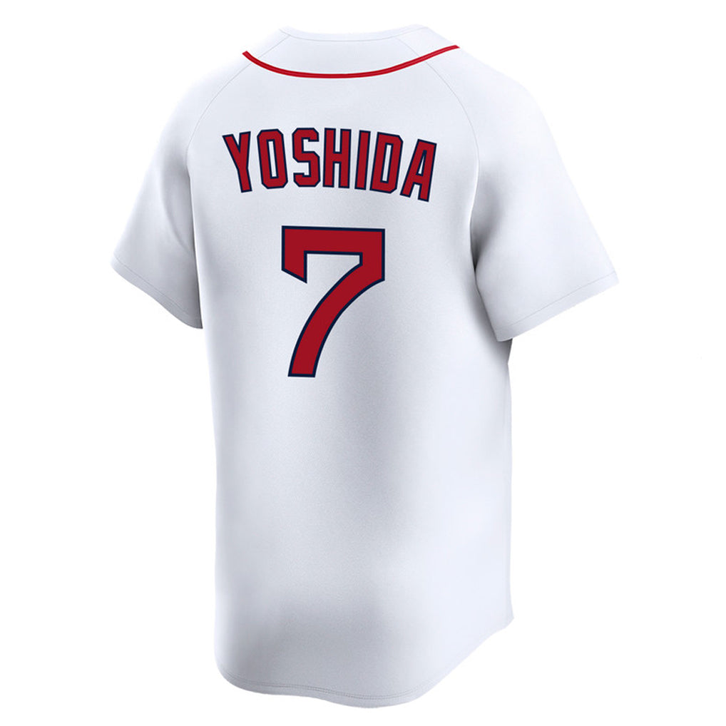 Silnrao B.Red Sox #7 Masataka Yoshida Player White Limited Home Game Stitched Jerseys