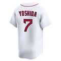 Silnrao B.Red Sox #7 Masataka Yoshida Player White Limited Home Game Stitched Jerseys