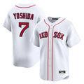 Silnrao B.Red Sox #7 Masataka Yoshida Player White Limited Home Game Stitched Jerseys1
