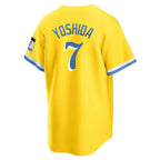 Silnrao B.Red Sox #7 Masataka Yoshida Player Yellow Home Game Stitched Jerseys