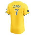 Silnrao B.Red Sox #7 Masataka Yoshida Player Yellow Limited Elite Home Game Stitched Jerseys